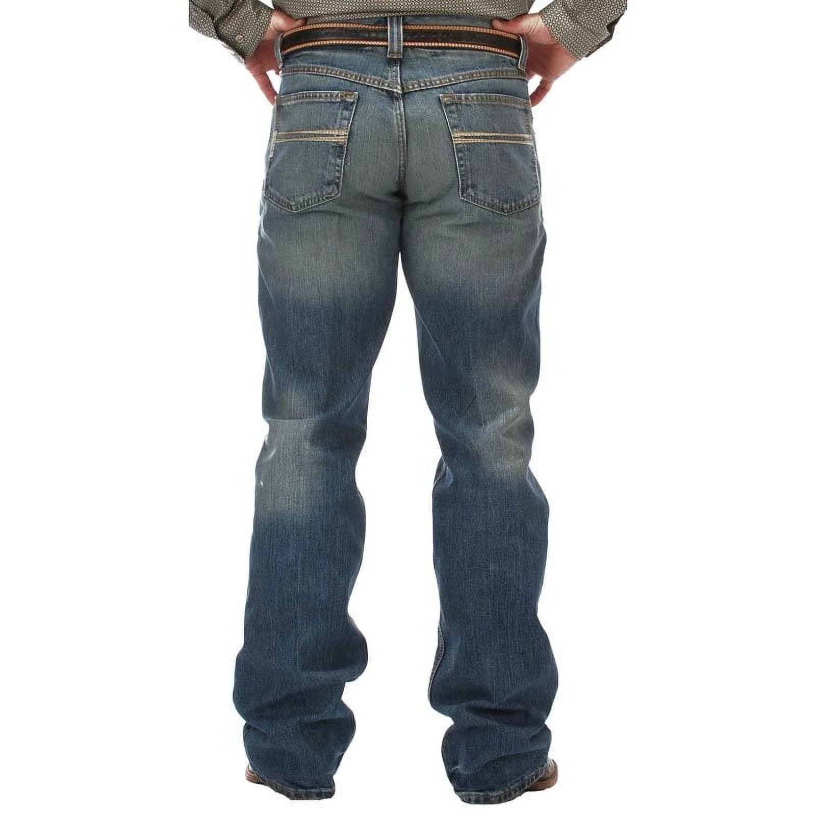 Cinch Men's Jeans Carter Relaxed Fit Med Stone 38W x 32L US
