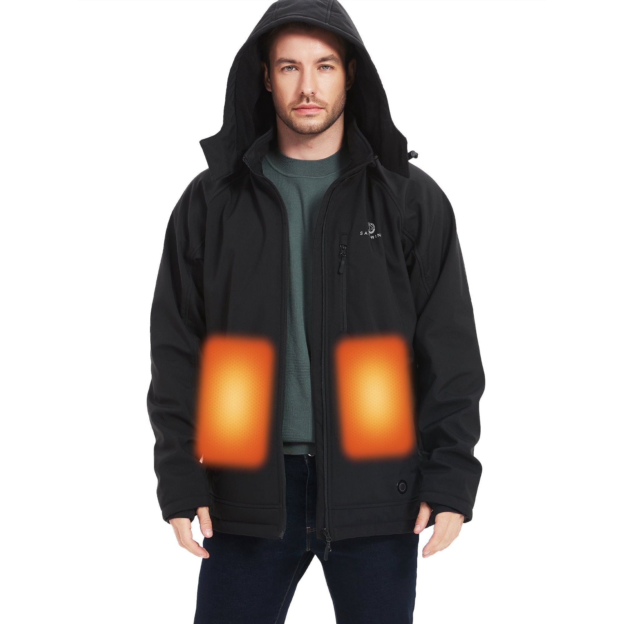 Sailwind Men's Activewear Heated Jacket with Battery Pack